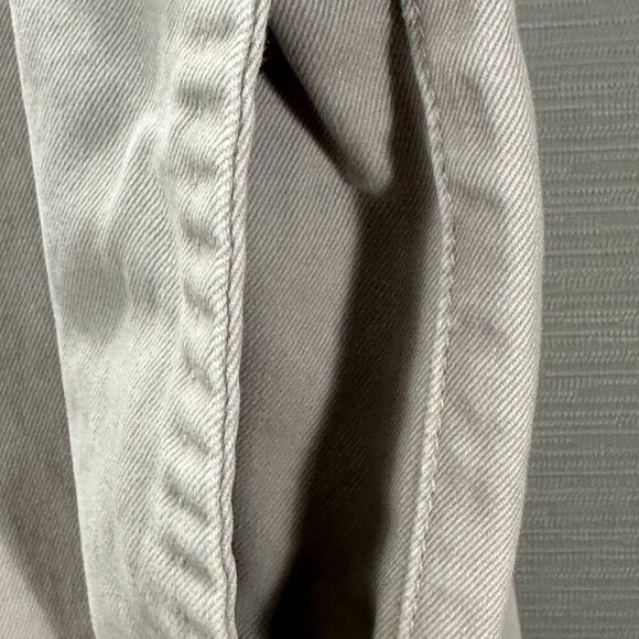 Peter Millar Pants Mens 38 Chino Gray Pima Cotton  Flat Front Pockets Straight - Picture 5 of 9